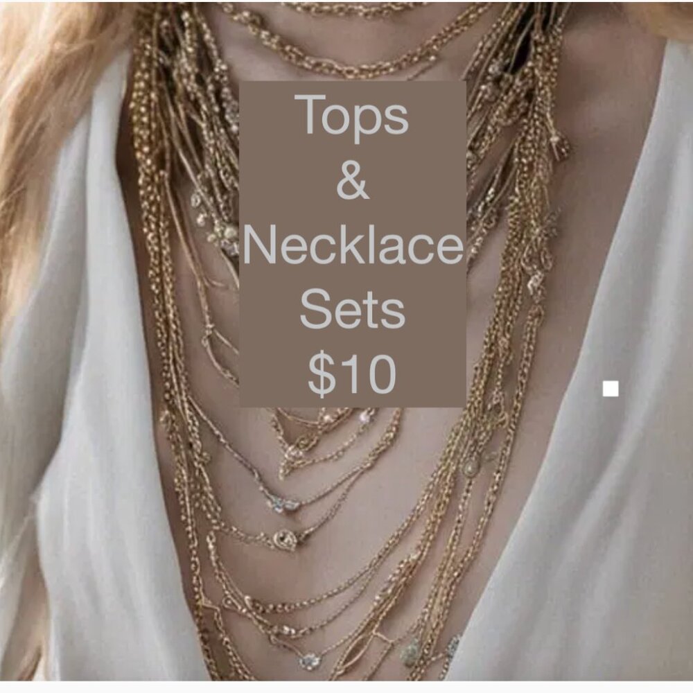 necklace or earrings/tops or dresses live show only